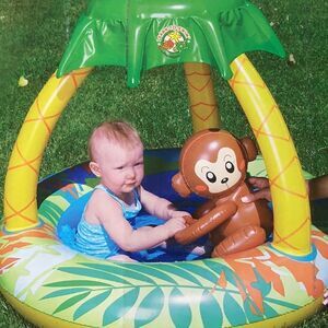 Go Bananas Monkey Pool w/ sun shade